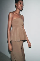 TOP BUSTIER EN CRÊPE