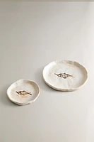STONEWARE FISH TRAY