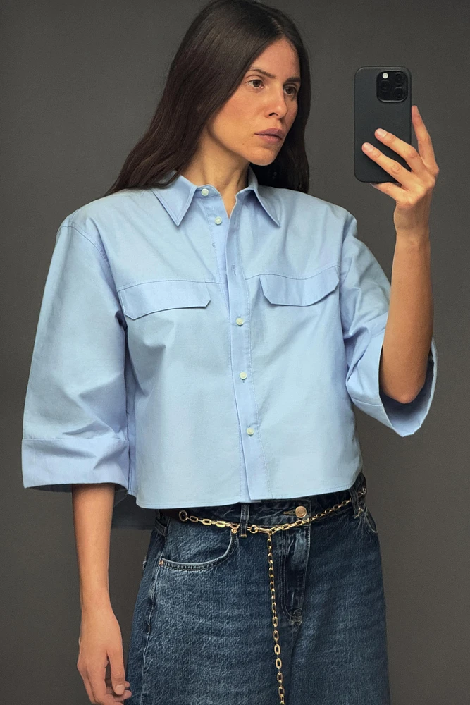 SHORT OXFORD SHIRT