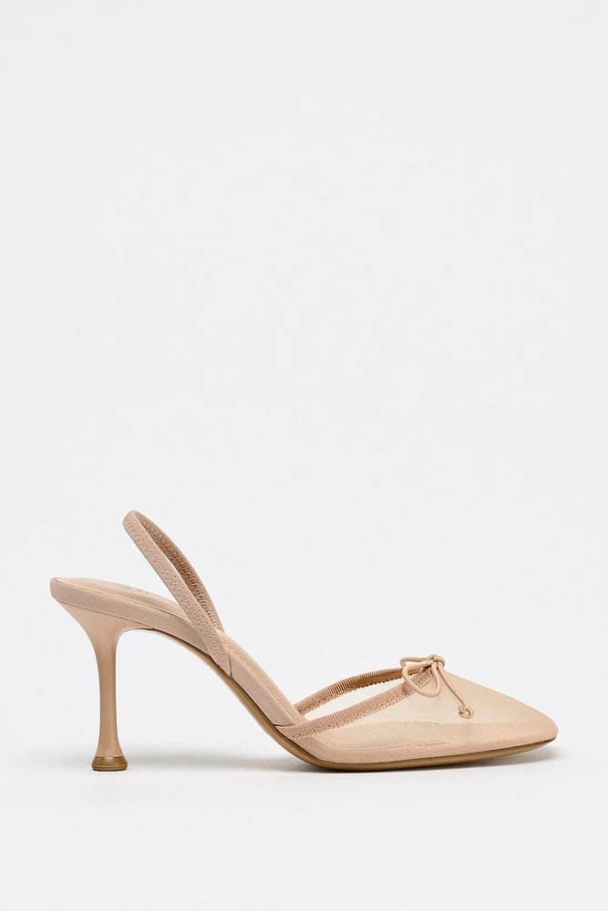 SLINGBACK MESH SHOE
