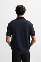 BASIC TEXTURED WEAVE PIQUÉ POLO