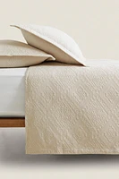COUVRE-LIT COTON MOTIF GÉOMÉTRIQUE