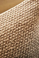 PLAITED THROW PILLOW COVER