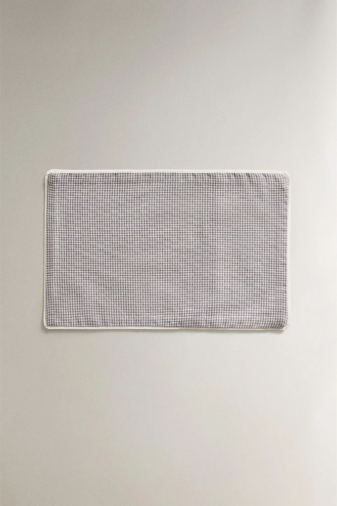 ENSEMBLE DE LINGE DE LIT MINI-LIT BÉBÉ CARRÉS