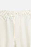 WASHED JOGGER-WAIST PANTS