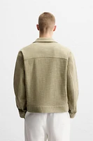 SURCHEMISE STRUCTURÉE AVEC ZIP
