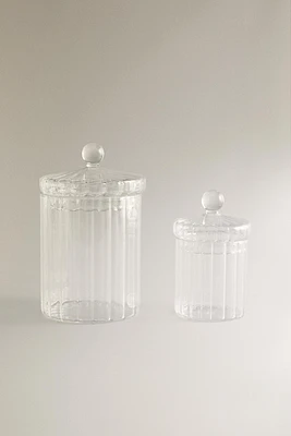 BOROSILICATE BATHROOM JAR