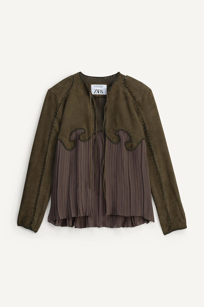 LIMITED EDITION LEATHER COMBINATION JACKET