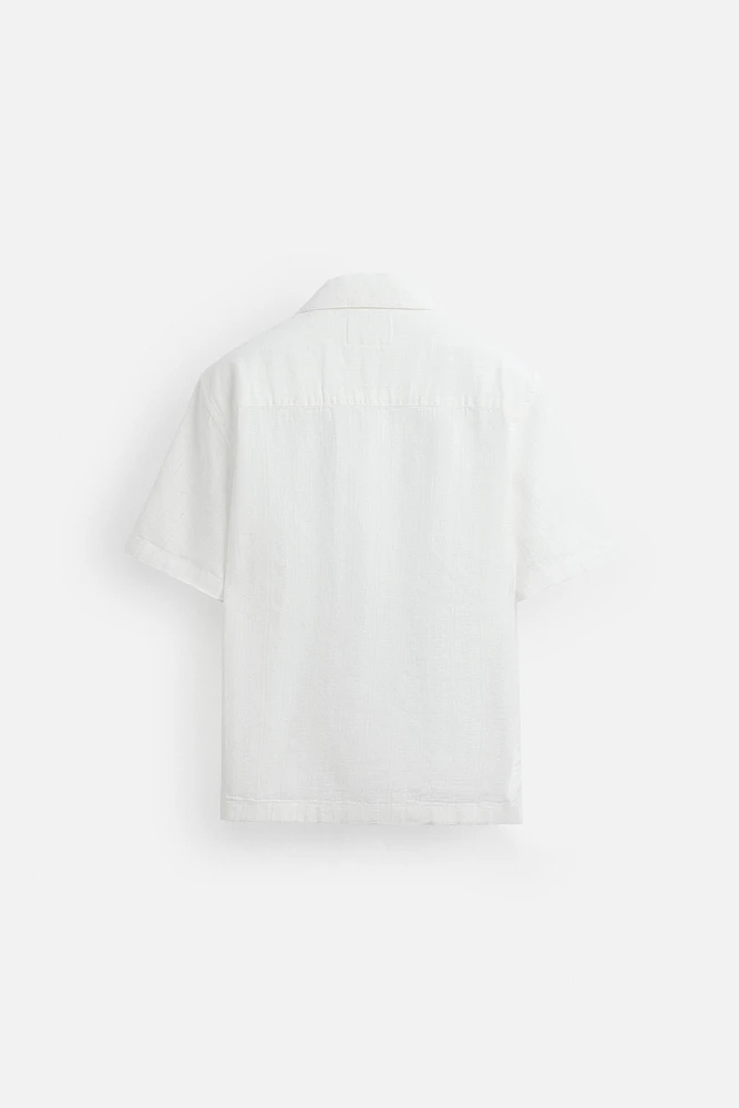 JACQUARD STRIPED SHIRT
