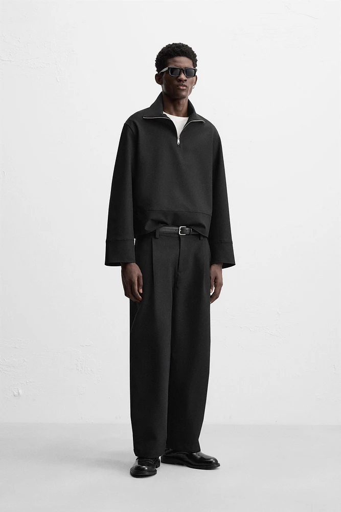 TECHNICAL QUARTER-ZIP SWEATSHIRT