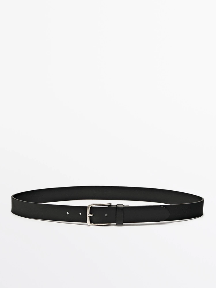 Soft nappa leather belt