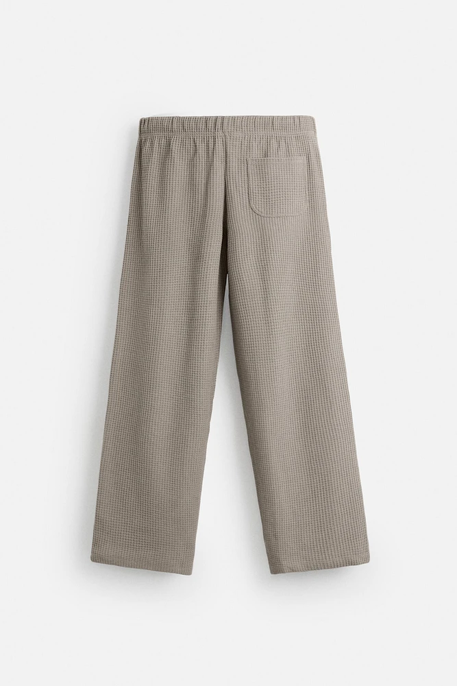 PANTALON RELAXED FIT STRUCTURÉ À CARREAUX