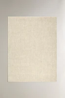 RECTANGULAR DOUBLE BOUCLÉ JUTE AREA RUG