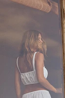 POPLIN CROP TOP
