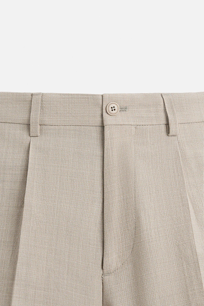 100% WOOL SUIT PANTS