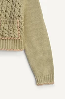 BRAIDED KNIT CARDIGAN LIMITED EDITION