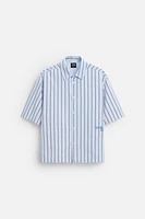 STRIPED SHIRT WITH EMBROIDERY