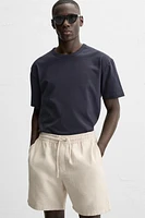 BERMUDA REGULAR FIT STRUCTURÉ