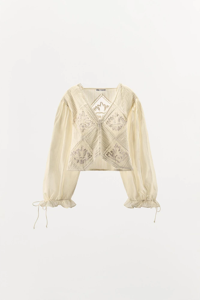 LIMITED EDITION PLEATED LACE SHIRT
