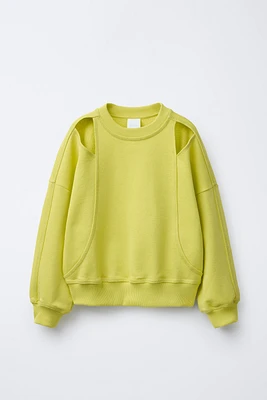 CUT OUT SWEATSHIRT