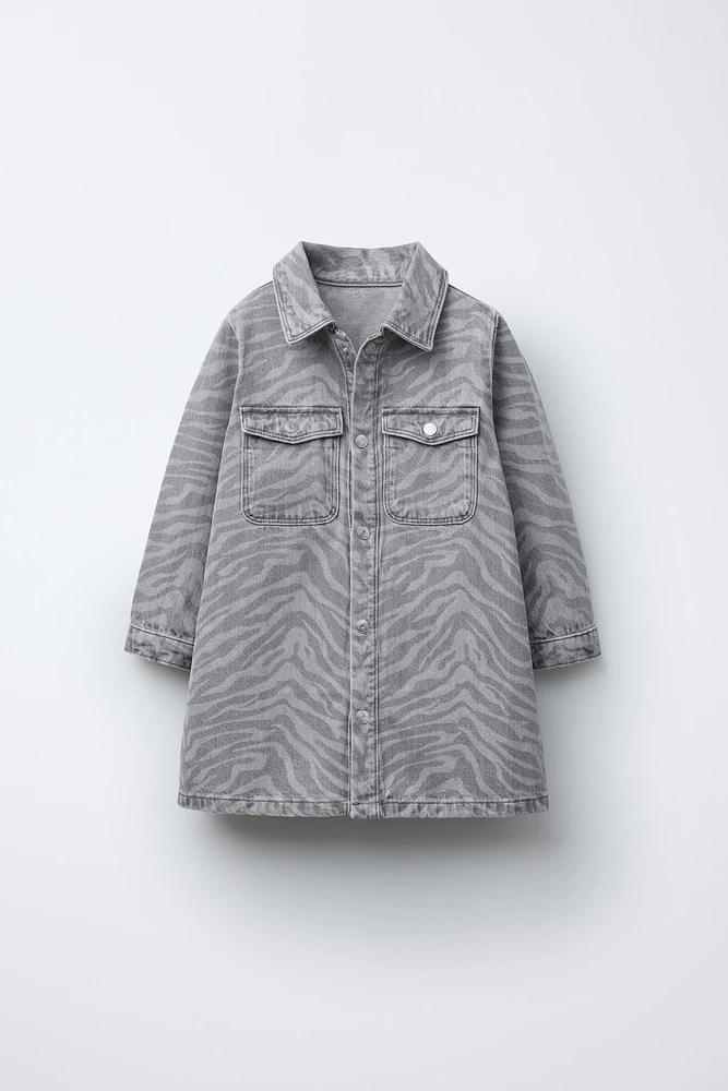 ROBE À IMPRIMÉ ZÈBRE