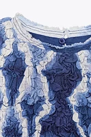 PRINTED ELASTIC DRESS X FANGLU LIN