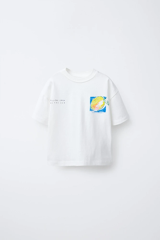 T-SHIRT À IMPRIMÉ CITRONS