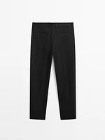 Lightweight 100% linen trousers