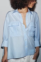 ZW COLLECTION STRIPED SHIRT