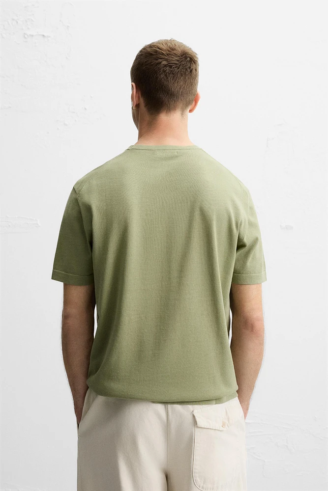 REGULAR FIT KNIT T-SHIRT