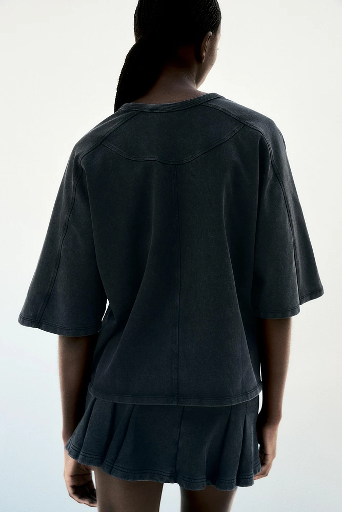 WASHED HEAVY COTTON T-SHIRT