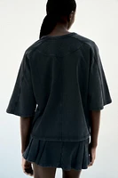 WASHED HEAVY COTTON T-SHIRT