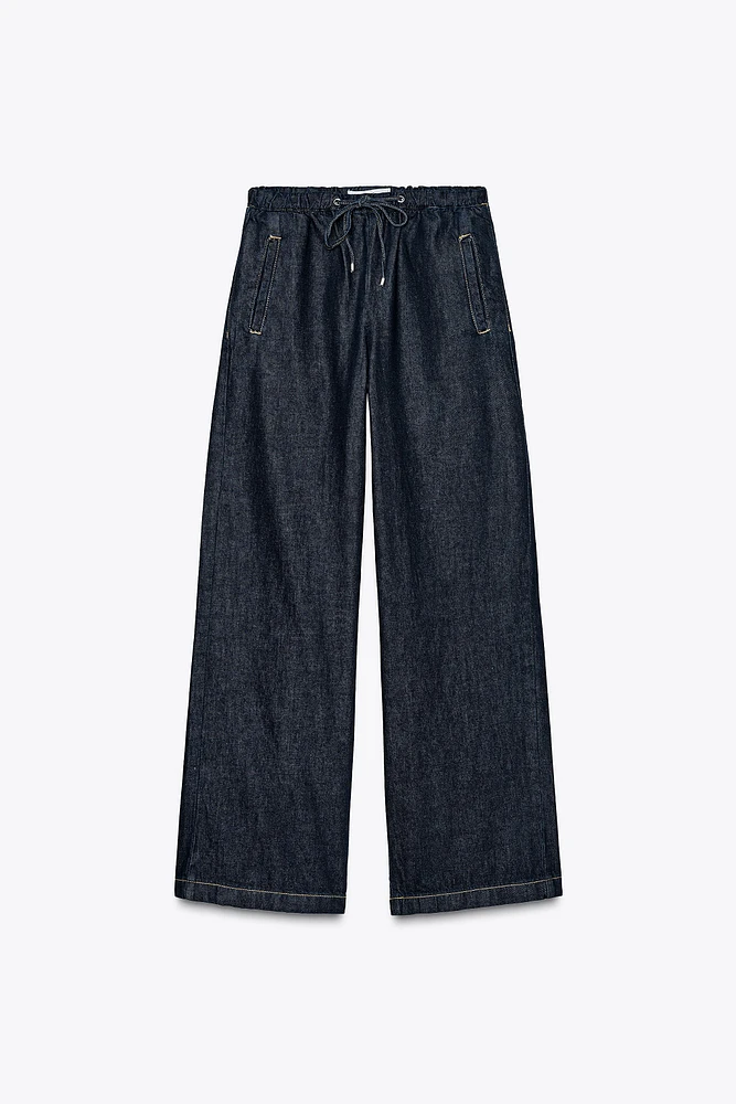 Z1975 MID-RISE WIDE LEG JOGGER JEANS