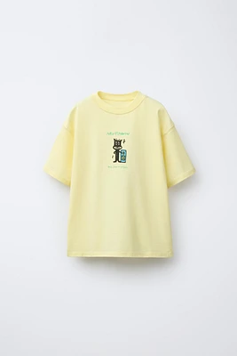 CAT PRINT T-SHIRT
