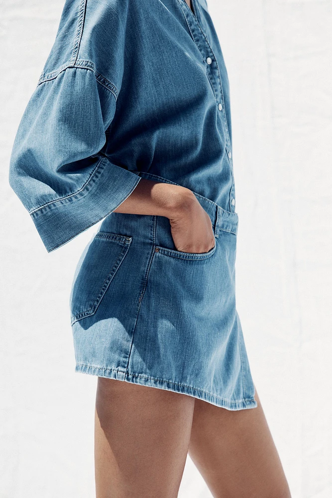 JUPE-CULOTTE Z1975 CROISÉE EN JEAN
