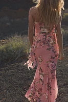 PRINTED TULLE CAMISOLE