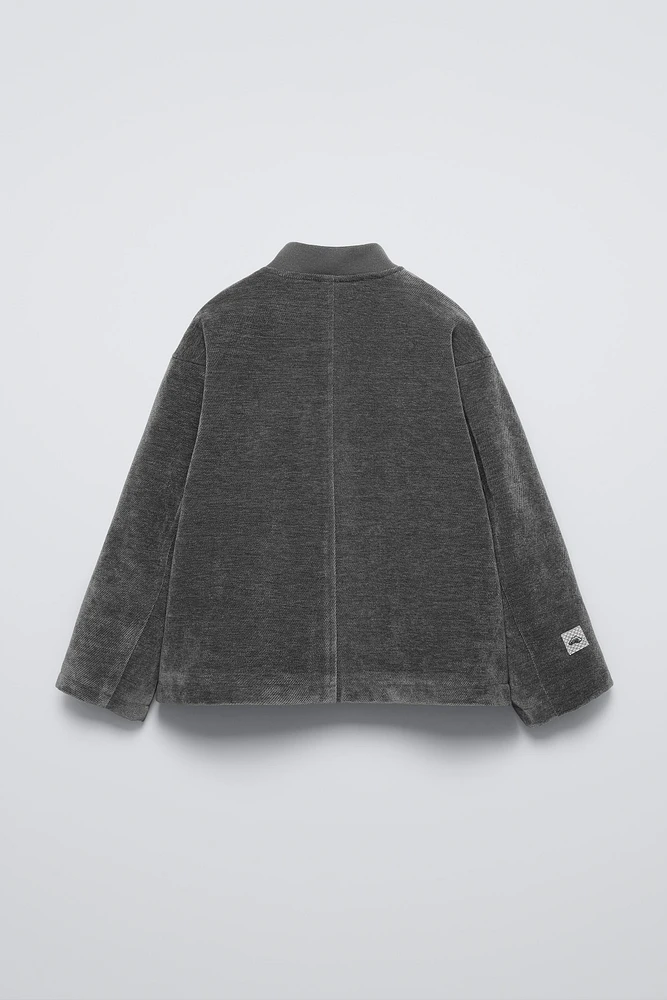 TEXTURED WEAVE JACKET