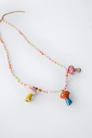 MUSHROOM BEAD NECKLACE