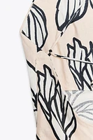 OPEN BACK LINEN TOP