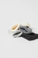 LOT DE QUATRE CHAUSSETTES COLORÉES