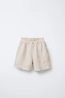 100% LINEN SHORTS