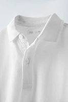 LOT DE DEUX POLOS EN PIQUÉ