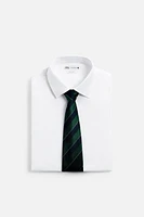 100% SILK STRIPED TIE