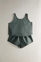 CHILDREN'S PLAIN COTTON BLOUSE