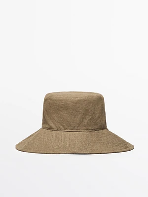 Bucket hat with bow