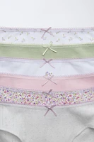6-14 ANS/ LOT DE SIX CULOTTES IMPRIMÉES