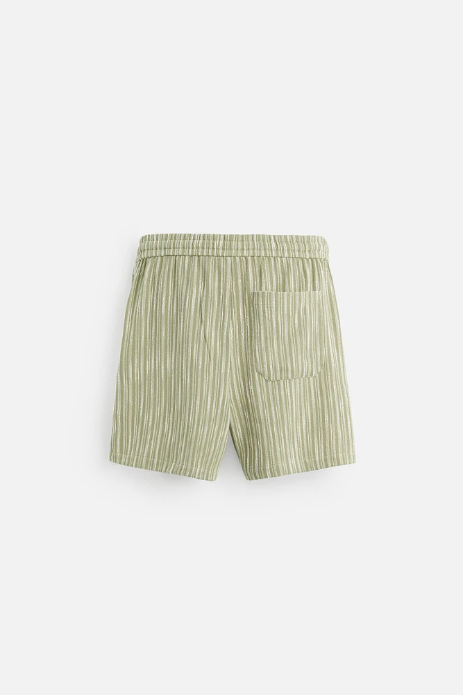 TEXTURED SHORTS