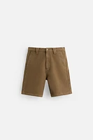 BERMUDA REGULAR FIT TEXTURÉ