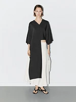 Blouse style cape coupe asymétrique - STUDIO