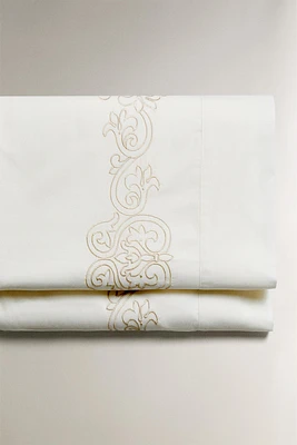 EMBROIDERED FLAT SHEET